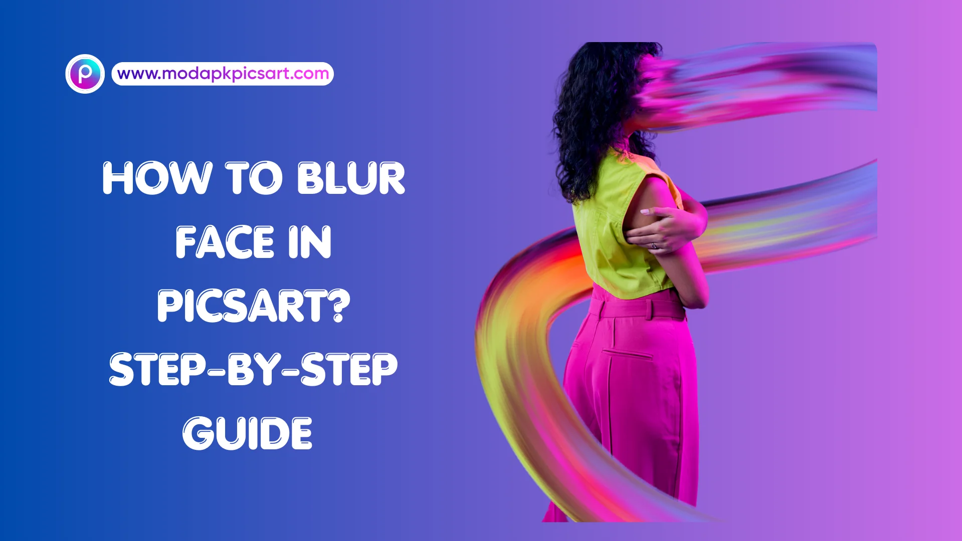 How to blur face in picsart